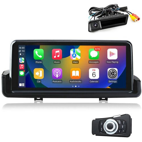 JUNSUN Linux CarPlay Android Auto za BMW 3er E90 E91 E92 2005-2012 Avtoradio GPS Navi WIFI SWC USB DSP z iDrive Vključno s kamero za vzvratni pogled, (22127970) Cene