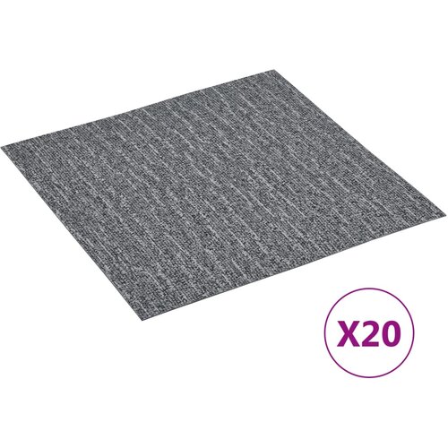 vidaXL Samolepilne talne plošče 20 kosov PVC 1,86 m² sive Cene