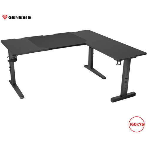 Genesis Gaming miza Holm Modular Corner 160 - črna Cene