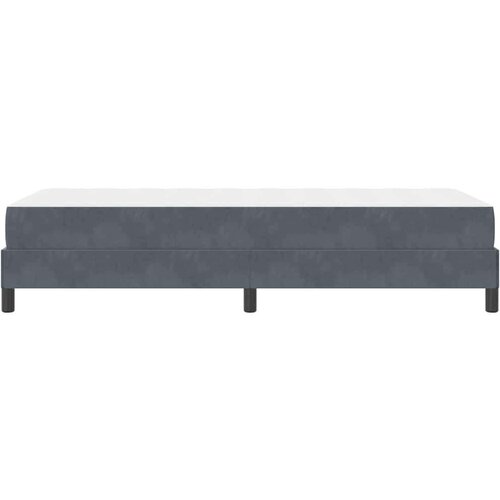 Box spring krevet Tamno siva 80 x 220 cm tkanina Slike