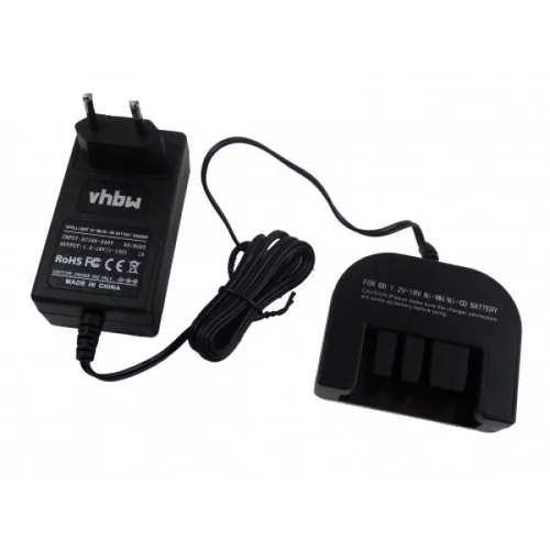 VHBW polnilec za baterije black &amp; decker, ni-cd/ni-mh, 1.2V - 18V