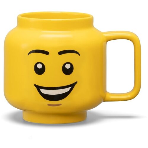 Lego Žuta keramička dječja šalica 530 ml Head - Cijene