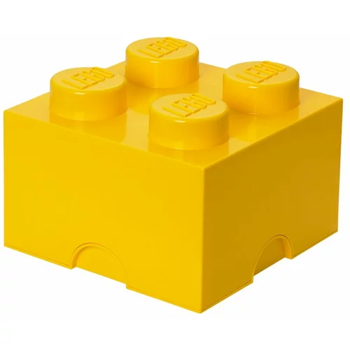 Lego Rumena škatla za shranjevanje kvadratnih LEGO®