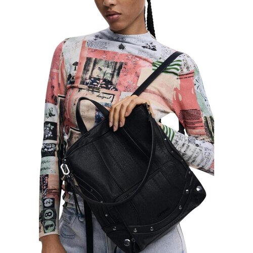 Desigual Nahrbtnik Embro Patch Pretoria 25WAKP24 Črna Slike