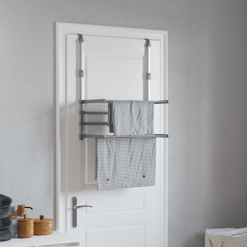 VidaXL Stalak za su&amp;scaron;enje za balkon 54 x 25 x 42 cm aluminijski Slike