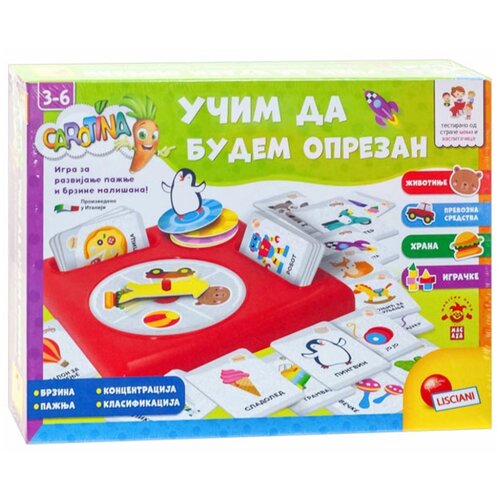 Lisciani carotina sr edukativna igra učim da budem oprezan RS79971 Cene