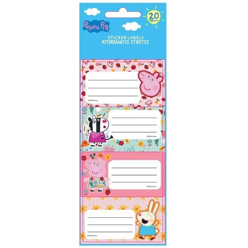 Luna Luna: Peppa Pig nalepke za zvezke, paket 20 kosov Cene