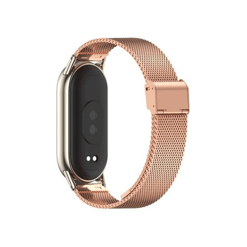  Kovinski pa&amp;scaron;ček za uro Xiaomi Mi Band 8 - roza Slike