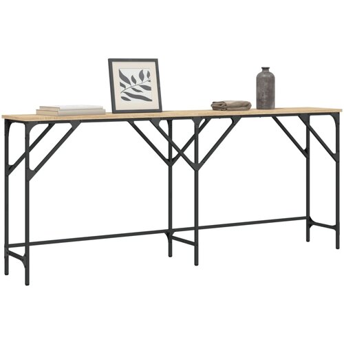 vidaXL Konzolni stol boja hrasta sonome 180x29x75 cm konstruirano drvo Cijene