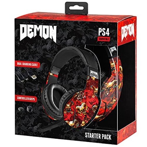 INDECIT slu&amp;scaron;alke Indeca Starter Pack Demon Edition [PS4], (20870528) Slike