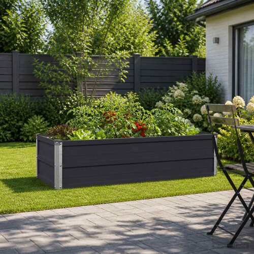  Povišeni vrtni krevet Antracit 100 x 40 x 24 cm Cene