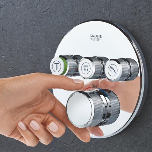 Grohe Grohtherm Smartcontrol termostatski me&amp;scaron;ač sa tri izlaza 29121000 Slike