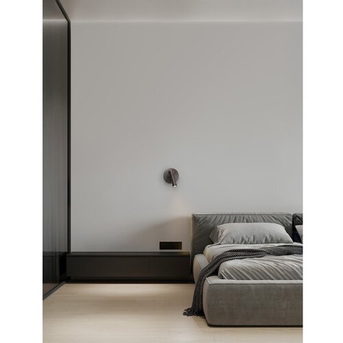 Nova Luce Sivi LED reflektor aluminijski sa savitljivom konstrukcijom 7x10 cm Tico &amp;ndash; Slike