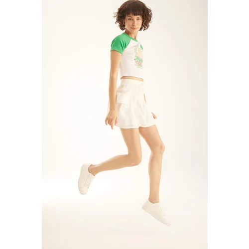 Defacto Coool Short Skirt Viscose Mini Skirt