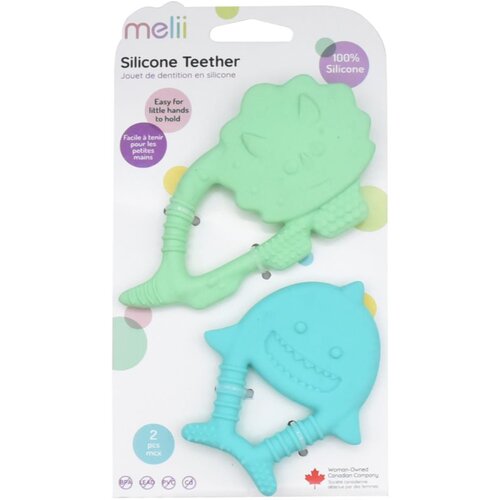 Melii Teethers grizalo Dino & Shark 2 kos Cene