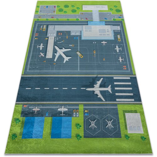 RugsX Preproge BAMBINO 46990 pralna preproga Mesto, ulice za 120x170 cm Zelena Cene
