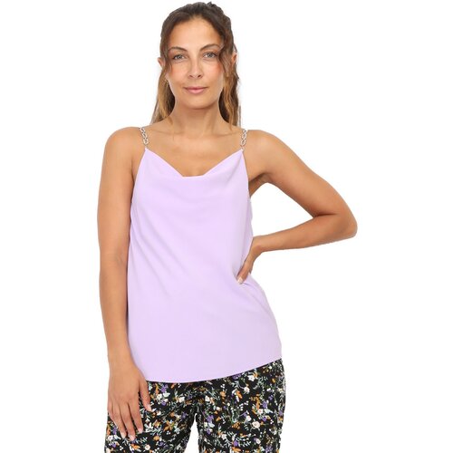 La Modeuse Topi & Bluze 67336_P156378 Vijolična Cene
