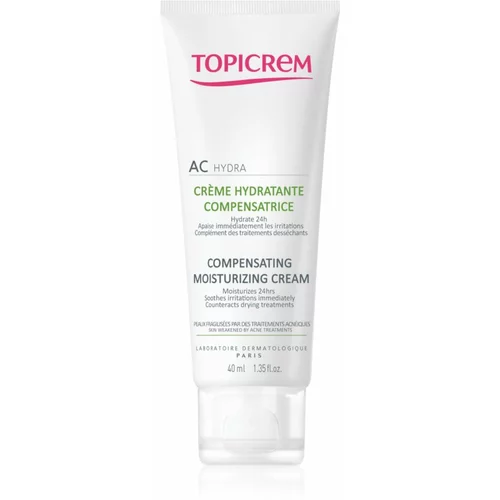 Topicrem AC Compensating Moisturizing Cream hidratantna krema za masno lice sklono aknama 40 ml