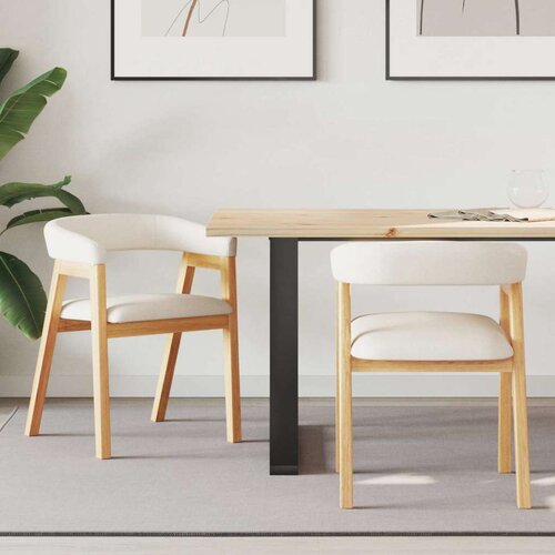  Trpezarijske stolice 2 pcs Prirodna 54 x 57 x 73 cm Cijene