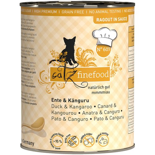 catz finefood Ekonomično pakiranje Ragout 24 x 380 g - No.607 patka i klokan Cijene