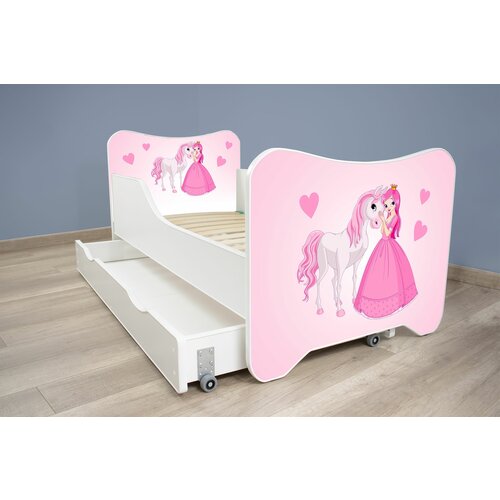 dečiji krevet 160x80 cm happy kitty+fioka PRINCESS AND HORSE ( 7453 ) Slike