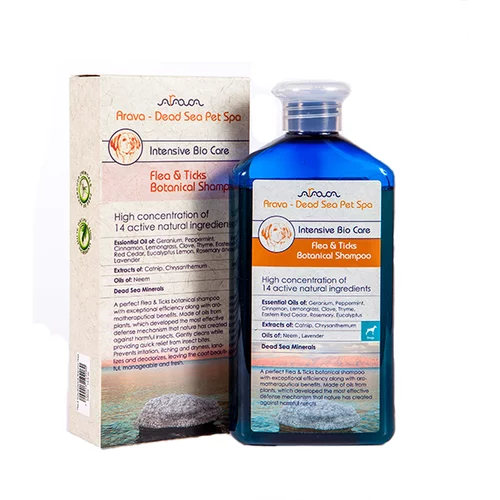  Arava Flea&Tick Botanical, šampon proti klopom in bolham