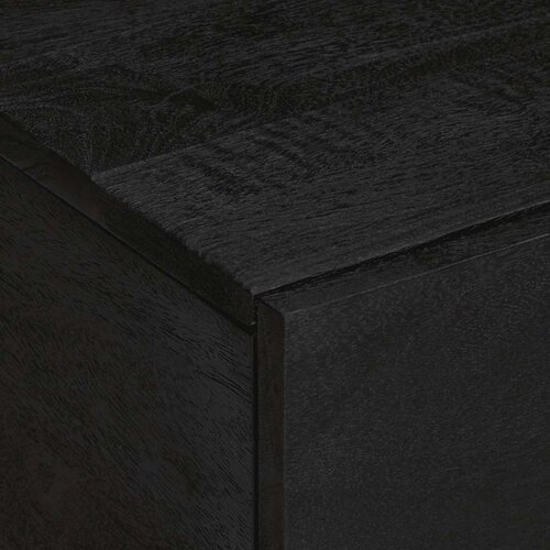  Stolić za kavu crni 80 x 50 x 40 cm od konstruiranog drva Slike