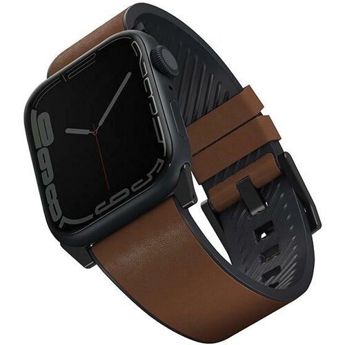 Uniq straden usnjen hybrid pa&scaron;ček za apple watch 1 2 3 4 5 6 7 8 se SE2, (21910494) Cene
