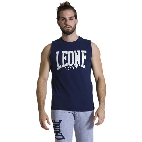 Leone 1947 Majice brez rokavov Man T-Shirt Sleeveless Big Logo Cene