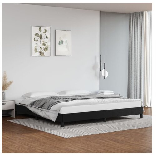  Okvir  Za krevet crni 200x200 cm od umjetne kože Cijene