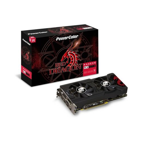 Powercolor AMD Radeon RX570 Red Dragon 4GB DDR5, HDMI/DP AXRX 570 4GBD5-3DHD/OC grafička kartica Slike