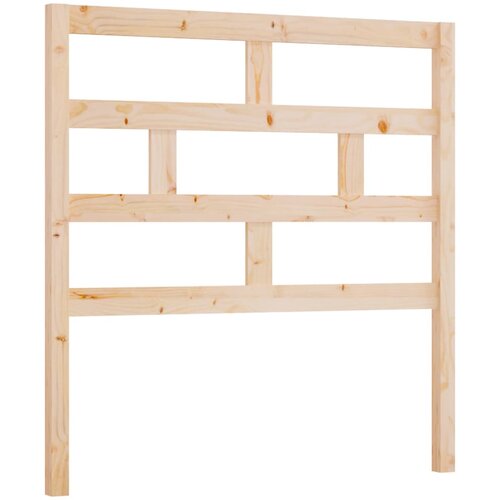 Maison Chic posteljno vzglavje - vzglavna omarica - nočna omarica 106x4x100 cm trdna borovina, (21704486) Slike