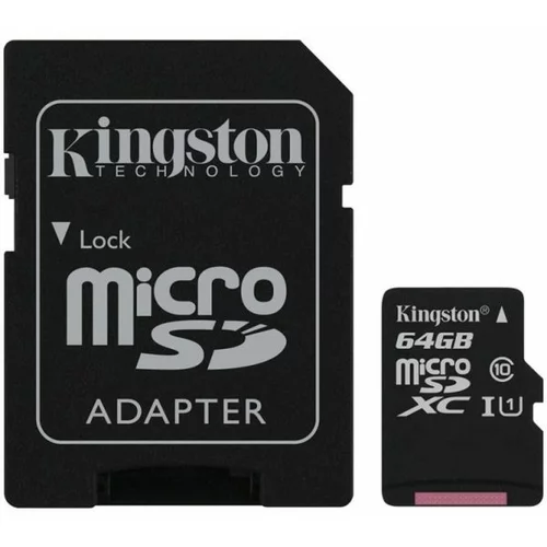 Kingston 64 GB MICSDXC CANVAS SELECT PLUS 100AR C10