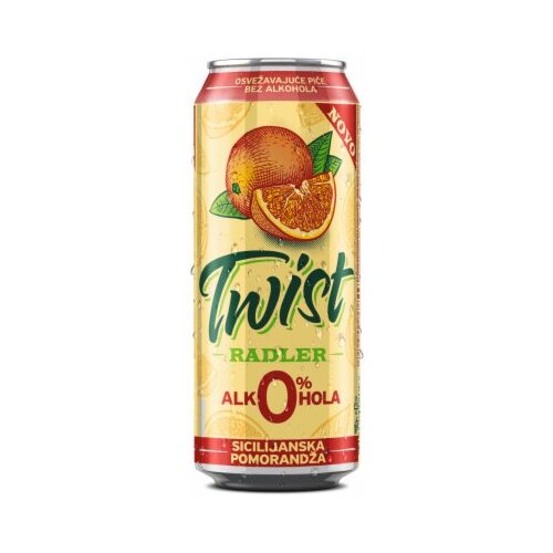 Carlsberg pivo twist narandža 0,5L limenka Slike