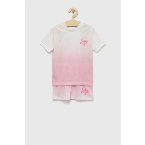 HYPE Dječja pidžama boja: ružičasta, s uzorkom