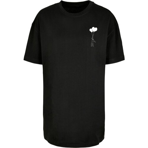 Merchcode Women's T-shirt Love In The Air Oversized black Cene