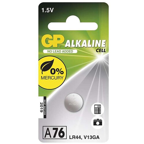 Alkalna dugmićasta baterija A76 GP ALKALINE 1,5V/110 mAh Cene