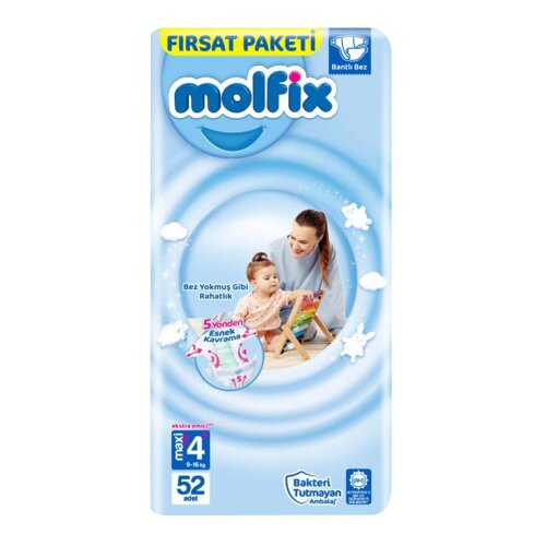 MOLFIX Pelene Maxi Plus 4+ (9-16kg) 52 kom Cijene