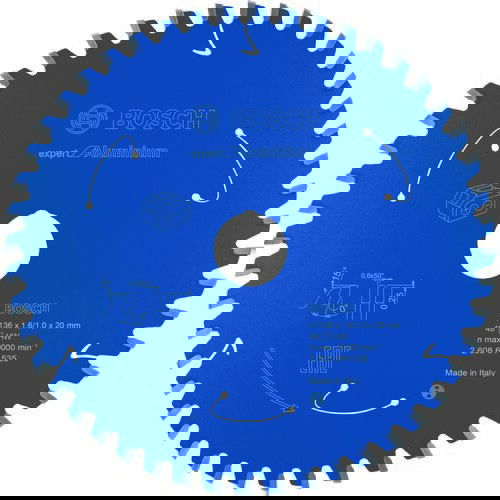 Bosch expert for aluminium list kružne testere za akumulatorske testere 136x1.6/1x20 T48 2608644535 Slike
