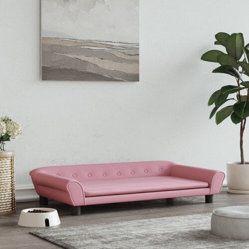 vidaXL Krevet za pse ružičasti 100 x 50 x 21 cm baršunasti Cijene