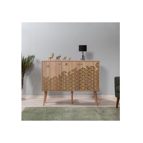 Woody Fashion Komoda Mega 120x90x36cm Hrast Slike