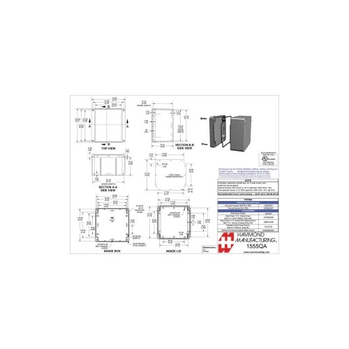 Hammond Electronics 1555 ABS Univerzalno kućište ABS Siva 1 ST Cijene