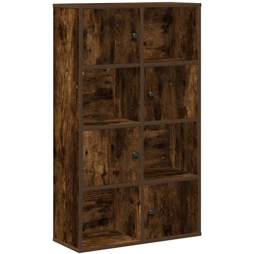 Maison Chic Knjižna omara - Knjižni regal dimljen hrast 60x24x101,5 cm inženirski les, (21724569) Slike