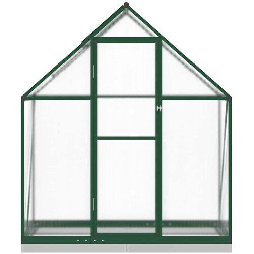  Staklenik s okvirom zeleni 169 x 58 x 202 cm aluminijski Slike