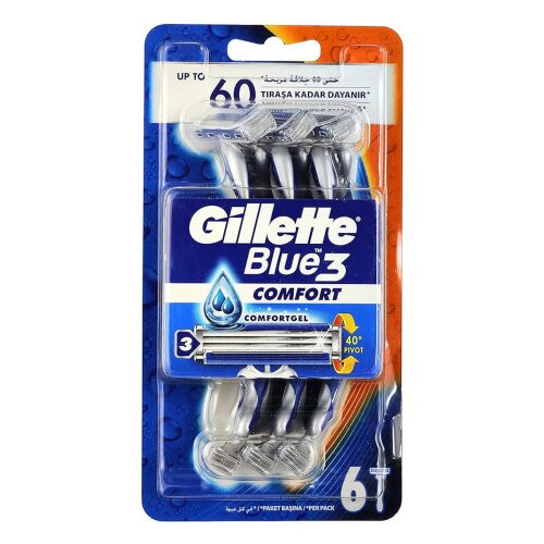 Gillette Brijač za jednokratnu upotrebu 6/1 BLUE 3 Cijene