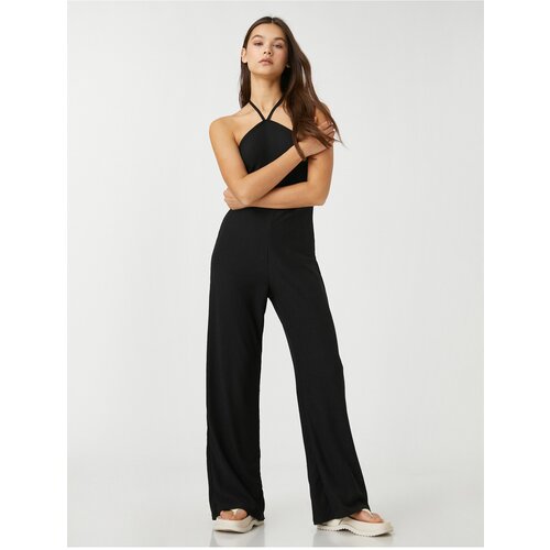Koton Halterneck Jumpsuit Wide Leg Slike