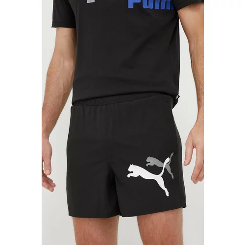 Puma Kratke hlače za muškarce, boja: crna