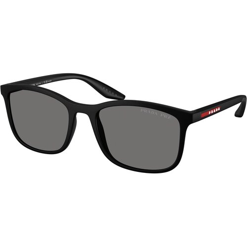 Prada Linea Rossa PSA08S DG002G Polarized ONE SIZE (56) Črna/Siva Slike