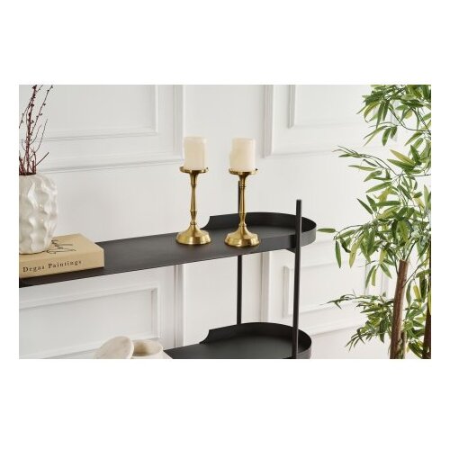 Hanah home Shb-016 Black Multi Purpose Shelf Cene