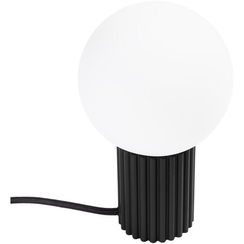 Sollux Crna stolna lampa sa staklenim sjenilom (visina 19 cm) Orbital – Cene